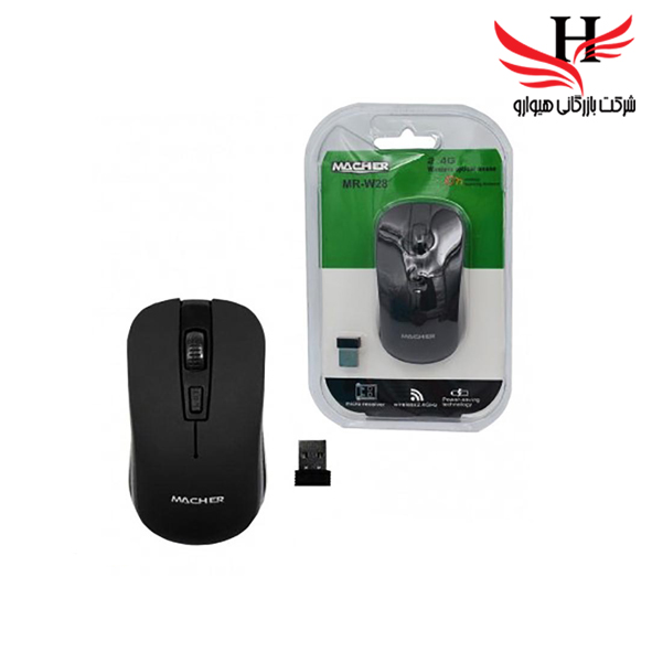 تصویر ماوس وايرلس مچر MACHER MR-W28